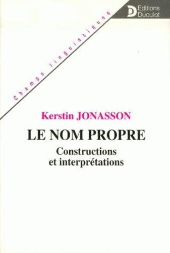 Emprunter LE NOM PROPRE livre