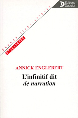 Emprunter L'INFINITIF DIT DE NARRATION livre