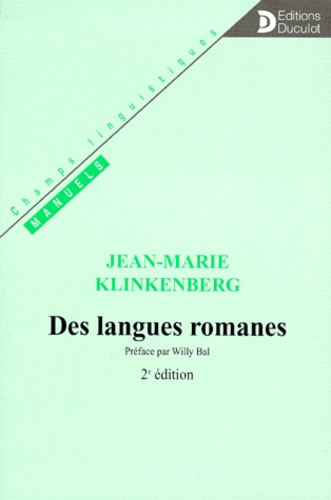Emprunter DES LANGUES ROMANES. Introduction aux études de linguistique romane, 2ème édition livre
