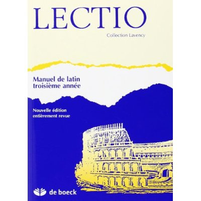 Emprunter Lectio - manuel de latin troisieme annee livre