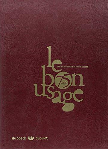 Emprunter Le bon usage édition prestige. 2011 livre