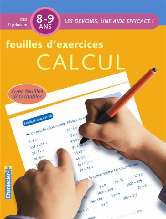 Emprunter Calcul 8-9 ans. Feuilles d'exercices livre