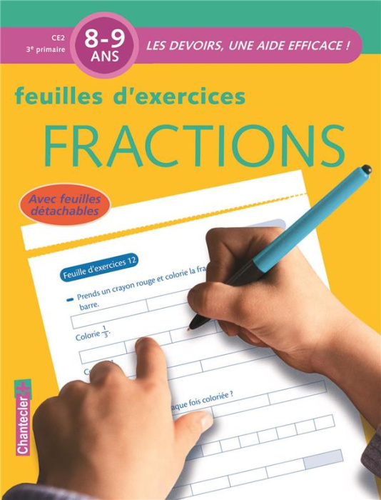Emprunter Feuilles d'exercices Fractions 8-9 ans CE2 livre