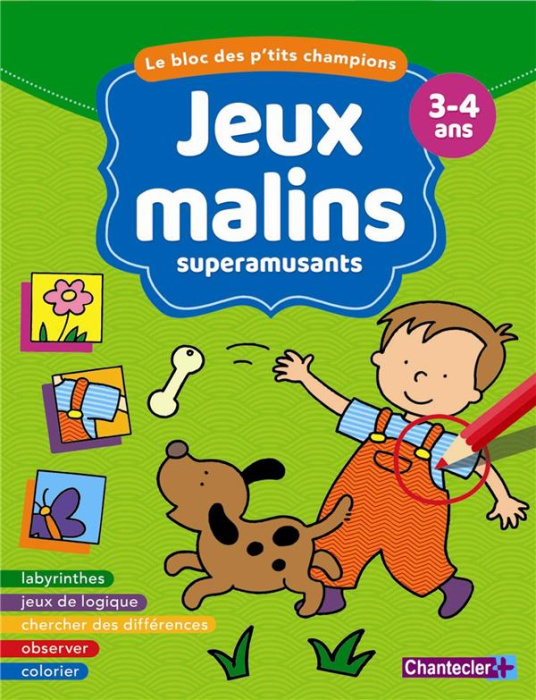 Emprunter Jeux malins superamusants 3-4 ans livre
