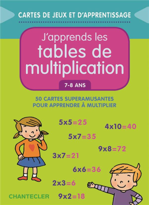 Emprunter J'APPRENDS LES TABLES DE MULTIPLICATION (7-8 ANS) livre