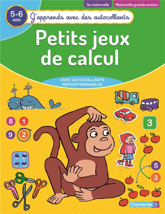 Emprunter Petits jeux de calcul 3e maternelle, maternelle grande section 5-6 ans. Edition 2019 livre