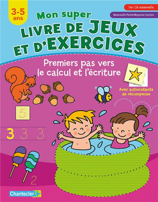 Emprunter Premiers pas vers le calcul et l'écriture. 3-5 ans, 1re/2e maternelle, Maternelle Petite/Moyenne Sec livre