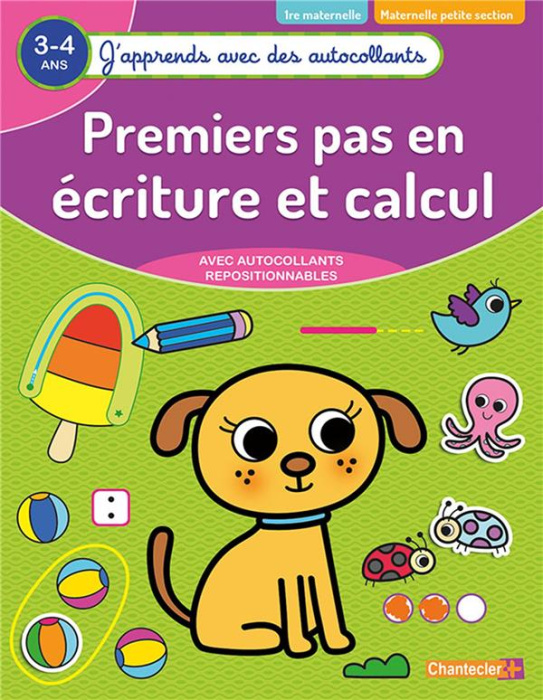 Emprunter Premiers pas en écriture et calcul maternelle petite section. Avec autocollants repositionnables, Ed livre