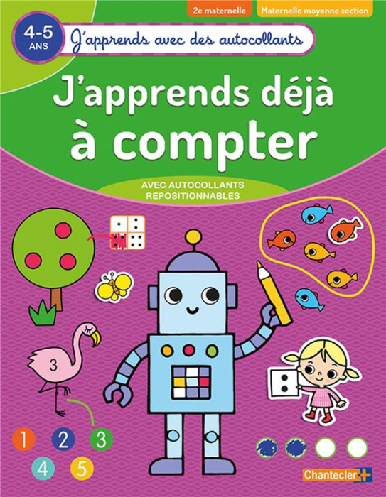 Emprunter J'apprends déjà à compter maternelle moyenne section livre