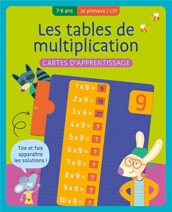 Emprunter Les tables de multiplication. Cartes d'apprentissage livre