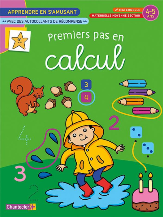 Emprunter Premiers pas en calcul. Avec des autocollants de récompense livre