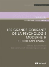 Emprunter Les grands courants de la psychologie moderne et contemporaine. Histoire documentaire des systèmes e livre