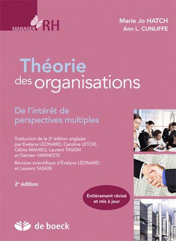 Emprunter Théorie des organisations. De l'intérêt de perspectives multiples, 2e édition livre