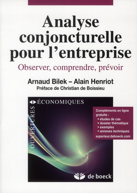 Emprunter Analyse conjoncturelle pour entreprise. Observer, comprendre, prévoir livre