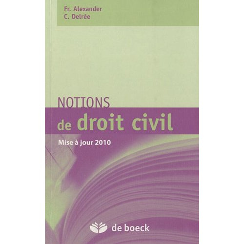 Emprunter NOTIONS DE DROIT CIVIL livre