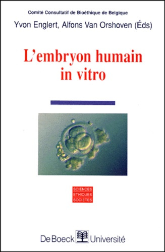 Emprunter L'embryon humain in vitro livre