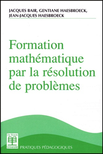 Emprunter Formation mathématique par la résolution de problèmes livre
