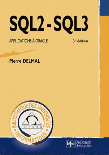 Emprunter SQL2 - SQL3. Applications à Oracle, 3ème édition livre