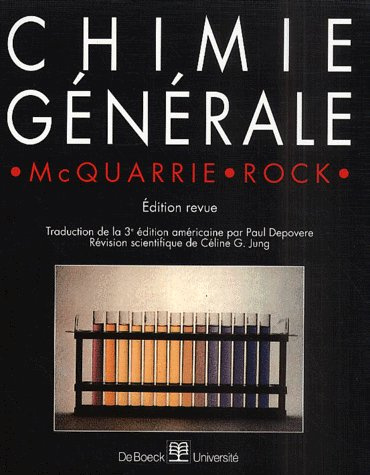 Emprunter Chimie générale. Edition 2001 livre