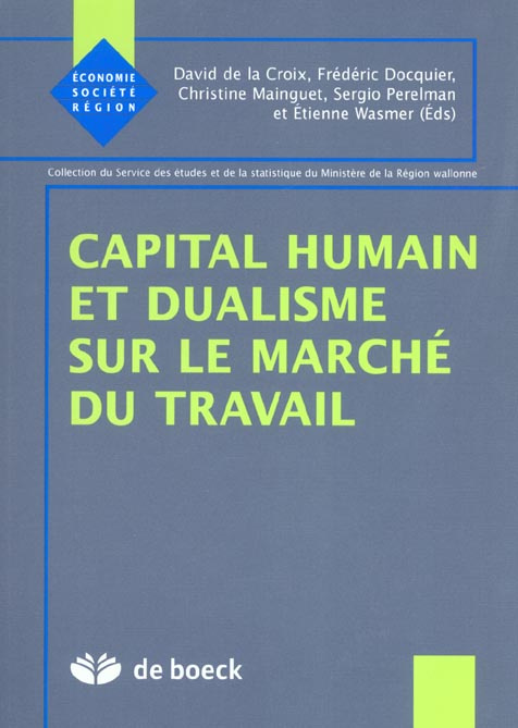 Emprunter Capital humain et dualisme sur le marché du travail livre