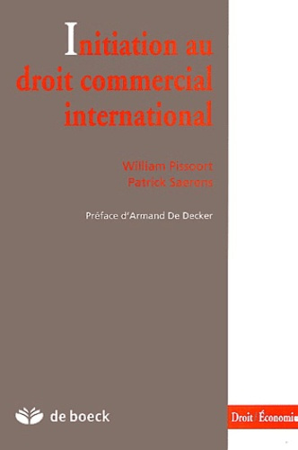 Emprunter Initaition au droit commercial international livre