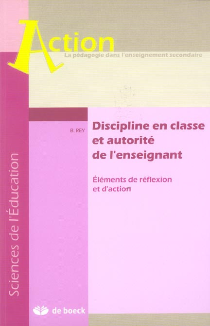 Emprunter DISCIPLINE EN CLASSE ET AUTORITE DE L'ENSEIGNANT L'ENSEIGNANT livre