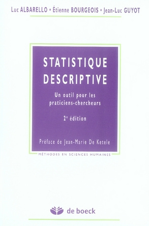 Emprunter Statistique descriptive. Un outil pour les praticiens-chercheurs, 2e édition livre