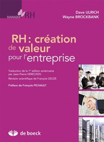 Emprunter RH : création de valeur pour l'entreprise livre