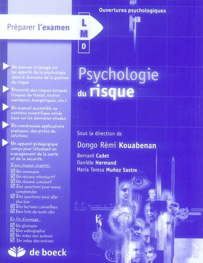 Emprunter Psychologie du risque livre