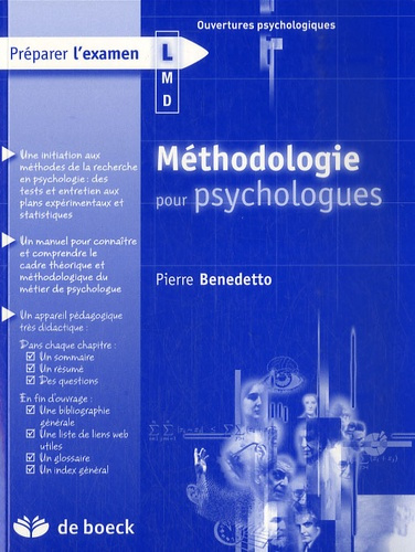 Emprunter Méthodologie pour psychologues livre