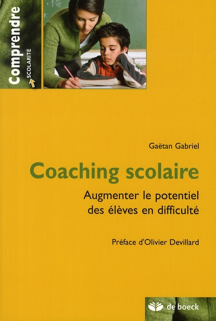 Emprunter Coaching scolaire. Augmenter le potentiel des élèves en difficulté livre