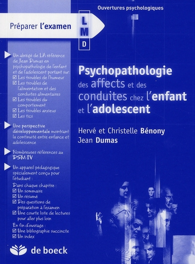 Emprunter Psychopathologie des affects et des conduites chez l'enfant et l'adolescent livre