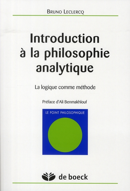 Emprunter Introduction à la philosophie analytique. La logique comme méthode livre