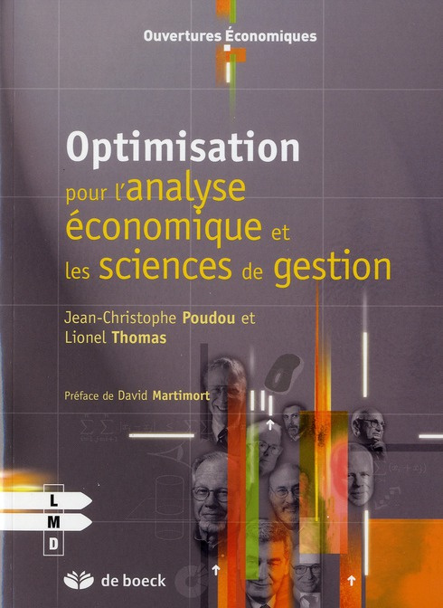 Emprunter Optimisation pour l'analyse économique et les sciences de gestion livre