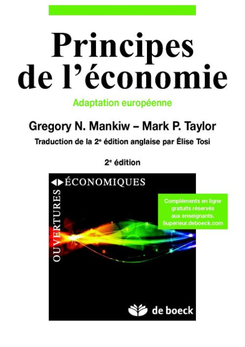 Emprunter Principes de l'économie. 2e édition livre