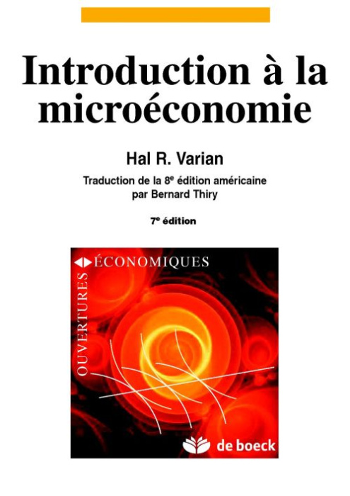 Emprunter Introduction à la microéconomie. 7e édition livre