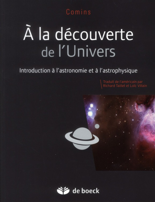 Emprunter A la découverte de l'Univers. Introduction à l'astronomie et à l'astrophysique livre