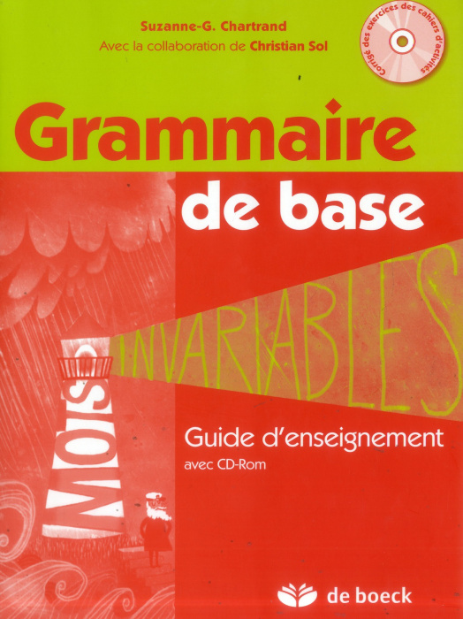 Emprunter Grammaire de base / Guide d'enseignement et corrigé des activités sur CD-ROM livre