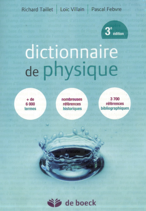 Emprunter Dictionnaire de physique. 3e édition livre