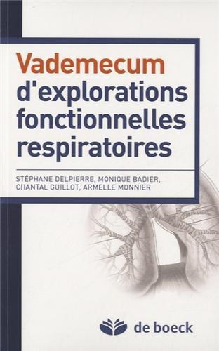 Emprunter Vademecum d'explorations fonctionnelles respiratoires livre