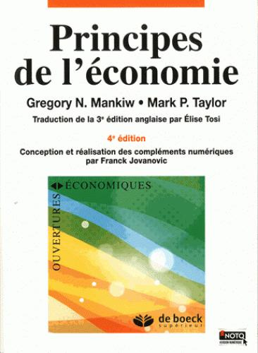 Emprunter Principes de l'économie. 4e édition livre