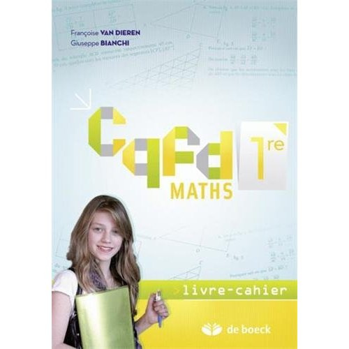 Emprunter Maths 1re CQFD. Livre-cahier livre