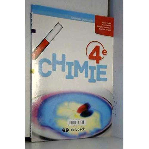 Emprunter Chimie 4e sciences générales. Manuel livre
