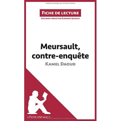Emprunter Meursault, contre-enquête. Résumé complet et analyse détaillée livre