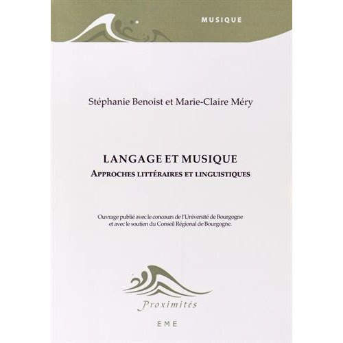 Emprunter Langage et musique. Approches littéraires et linguistiques livre