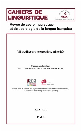 Emprunter Villes, discours, ségrégation, minorités livre
