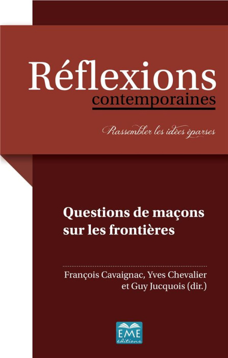 Emprunter Questions de maçons sur les frontières livre