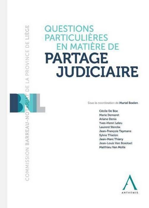 Emprunter Questions particulières en matière de partage judiciaire livre