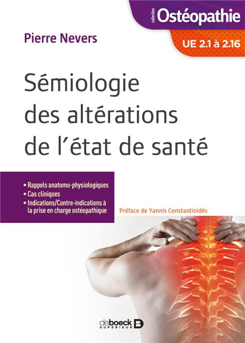 Emprunter Sémiologie des altérations de l'état de santé. UE 2.1 à 2.16 livre