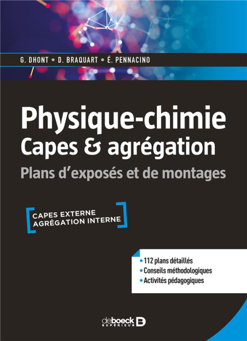 Emprunter Physique-chimie CAPES & agrégation. Plans d'exposés et de montages livre